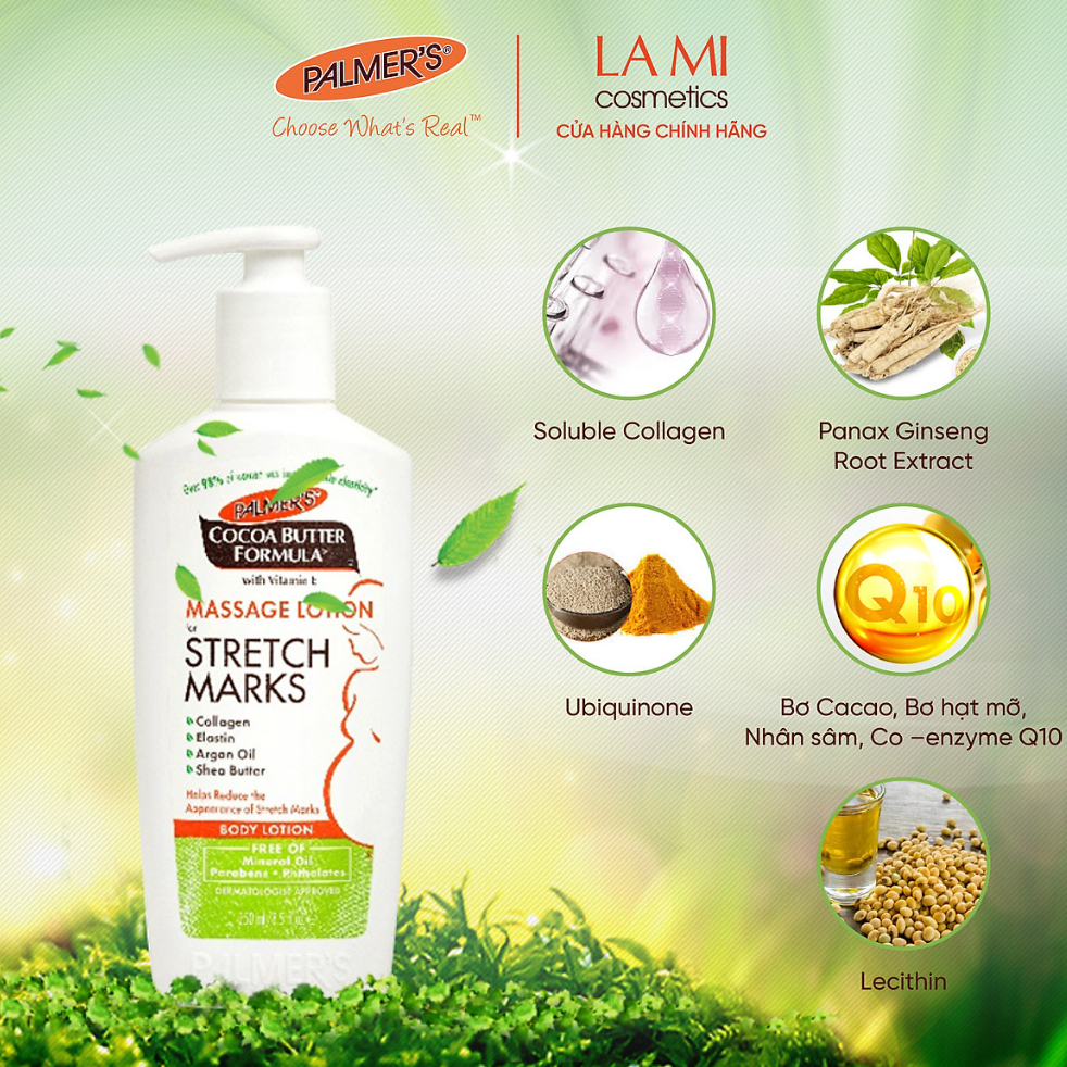 Ảnh Lotion ngừa rạn da đầu thai kỳ Palmer's 250ml 3