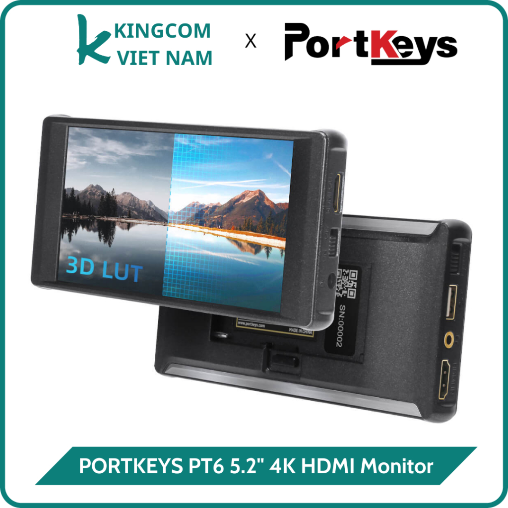 PORTKEYS PT6 MONITOR 5.2inch 4K HDMI Touchscreen Monitor - Màn Hình ...
