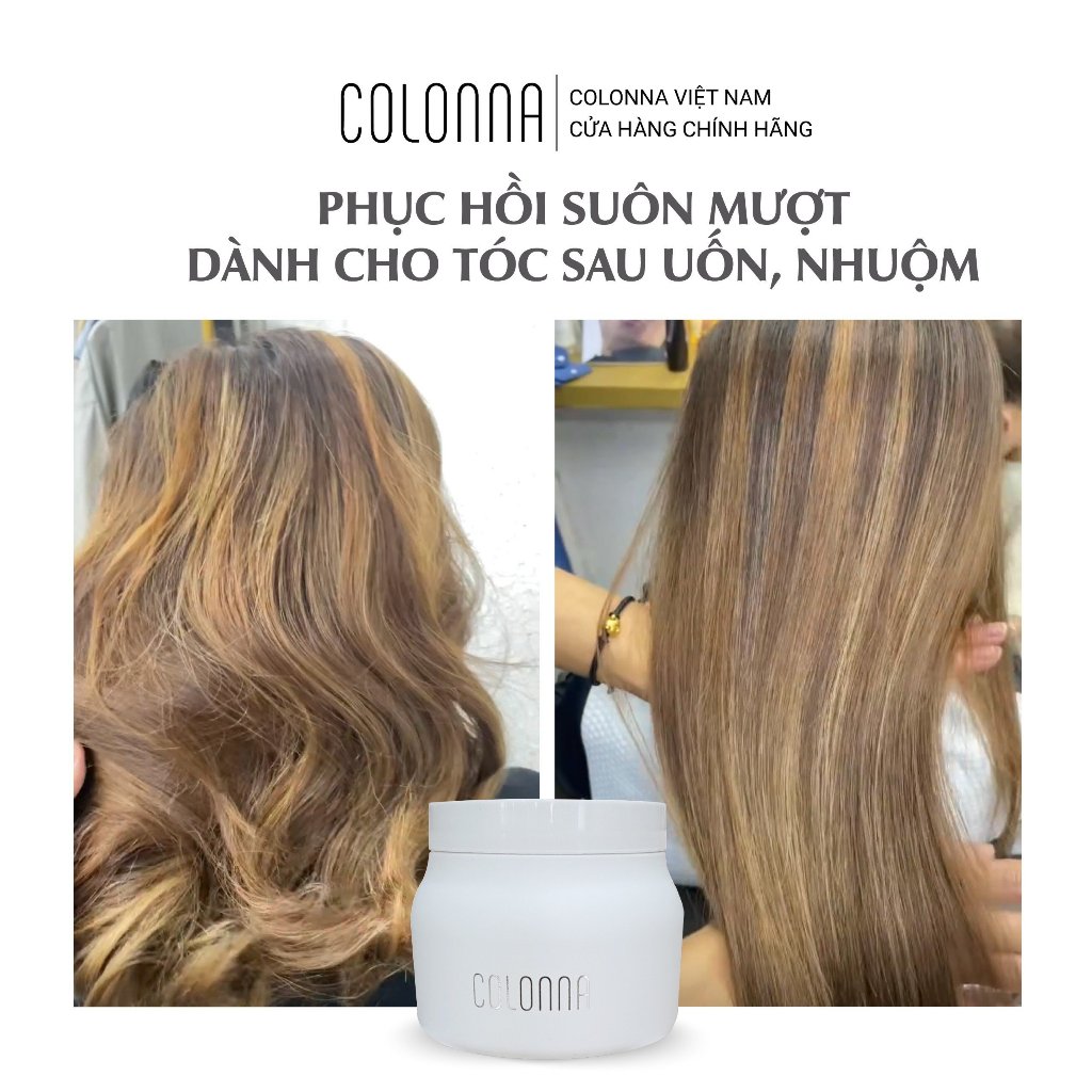 Kem ủ ngọc trai Colonna dành cho tóc khô sơ và hư tổn