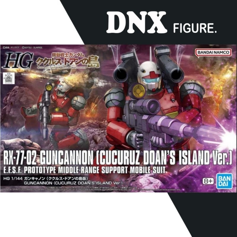 Mô Hình Lắp Ráp HG RX-77-02 Guncannon (Cucuruz Doan's Island Ver.) (New Seal)