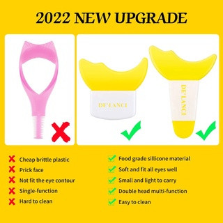 Hàng có sẵn Dụng cụ hỗ trợ Kẻ Mắt Mascara Khuôn Bằng Silicone Đa Năng Có Thể Tái Sử Dụng Cho Người Mới dễ dàng vệ sinh