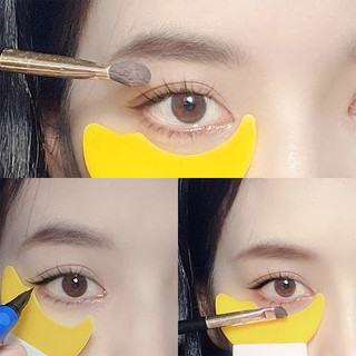 Hàng có sẵn Dụng cụ hỗ trợ Kẻ Mắt Mascara Khuôn Bằng Silicone Đa Năng Có Thể Tái Sử Dụng Cho Người Mới dễ dàng vệ sinh