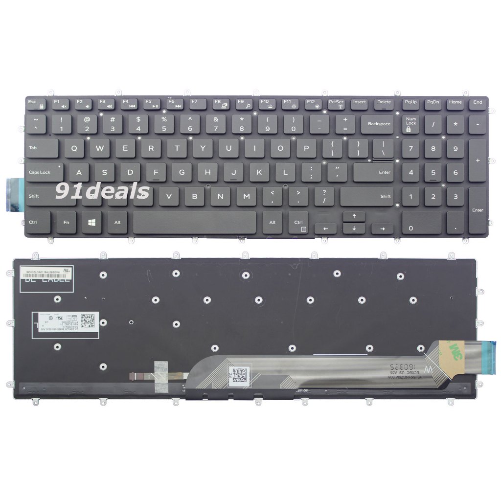 Phím Dell Inspiron 3580 5565 5567 5568 5570 5575 5767 5775, 15-7000 7566 7567 7577, Vostro 3580 3581 3582 3583 3584 3590