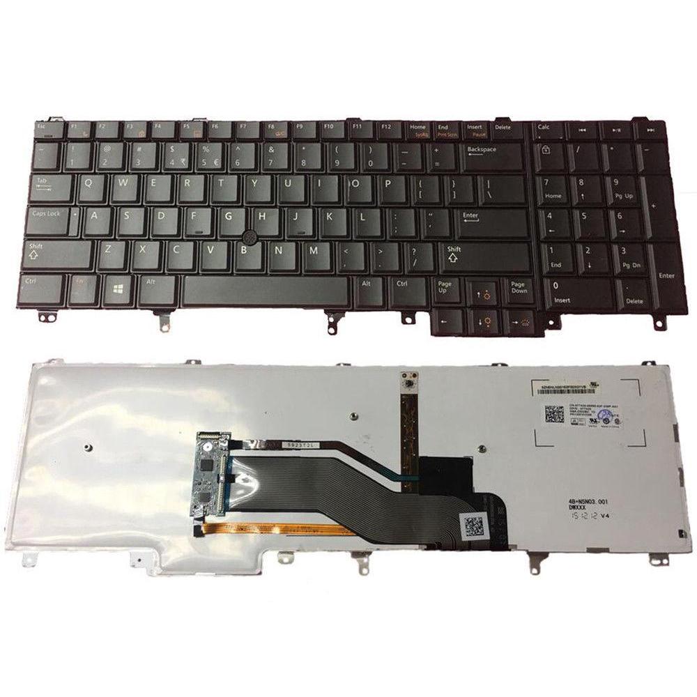 Bàn Phím Laptop Dell Precision M2800 M4600 M6600 M4700 M4800 M6700 M6800, Latitude E6520 E6530 E6540 E5520 E5530