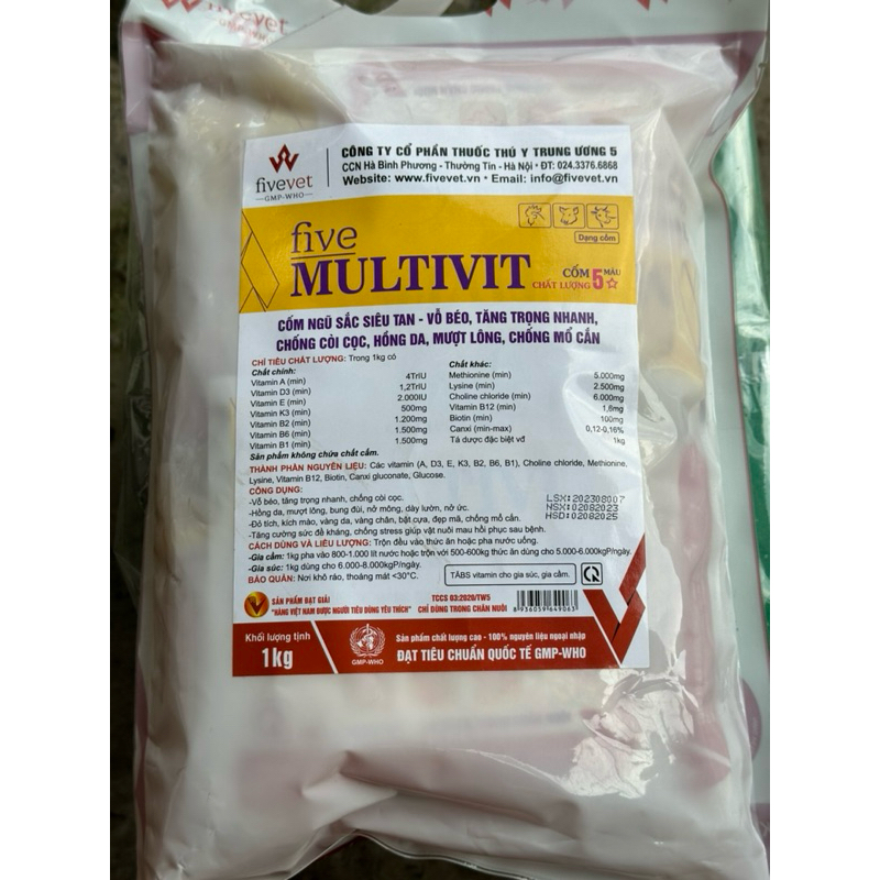 cốm tăng trọng dùng trong thú y gói 100g