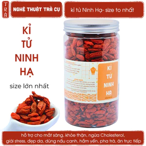 KỈ TỬ NINH HẠ 100gr-500gr - loại hạt lớn nhất đóng hủ kín đầy đủ thông tin sản phẩm