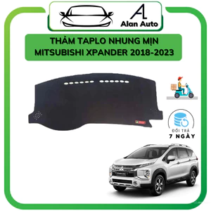 Thảm taplo chống nắng xe Mitsubishi Xpander 2018-2023, Taplo chống nắng chất nhung mịn. Hàng đẹp xuất sắc
