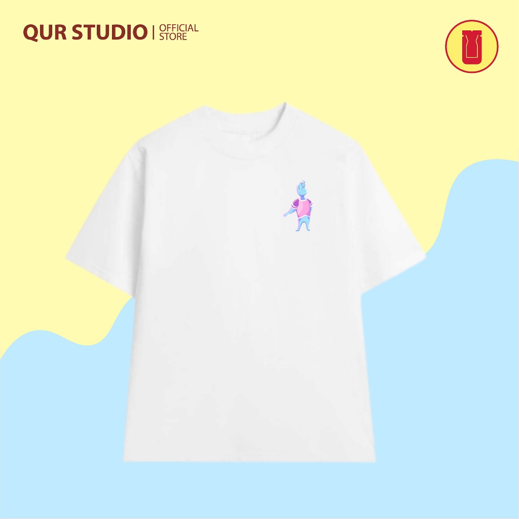 Áo Thun Cặp Đôi Elementals Lửa Và Nước Chất Liệu 100% Cotton 2 Chiều Bởi QUR STUDIO V1.0