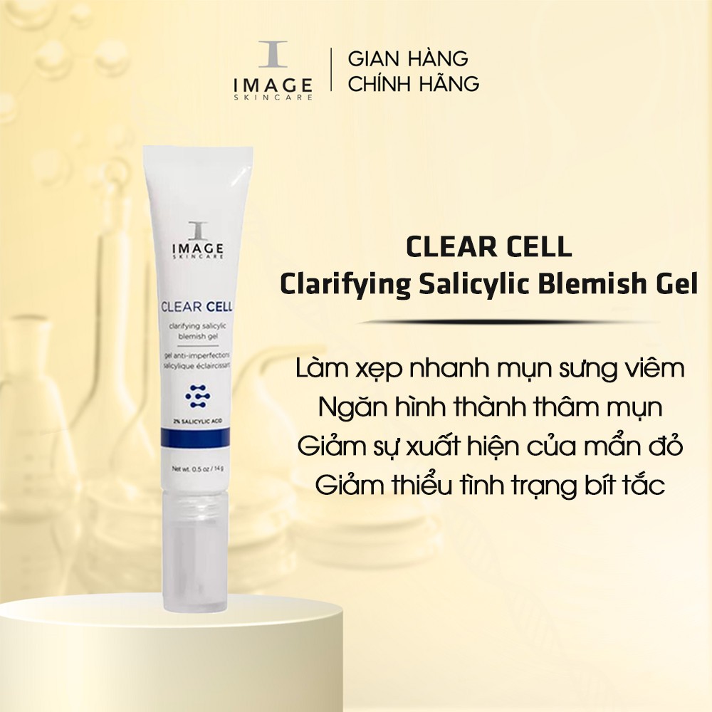 Ảnh Gel chấm mụn và giảm viêm cấp tốc IMAGE Skincare Clear Cell Clarifying Salicylic Blemish Gel 14g 3