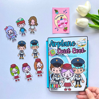 Tập làm tiếp viên hàng không - Tocaboca - Búp bê giấy