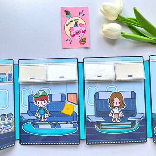 Tập làm tiếp viên hàng không - Tocaboca - Búp bê giấy
