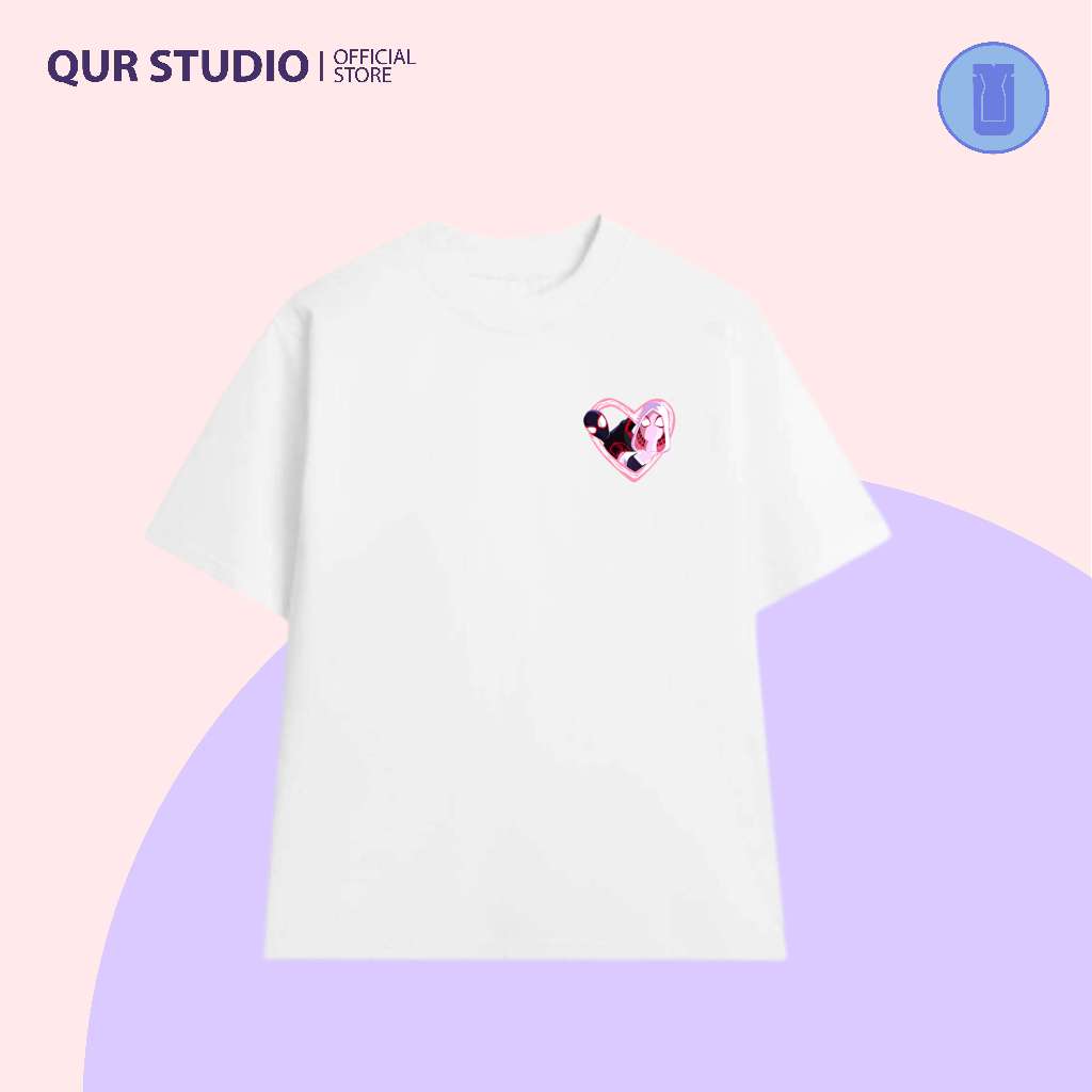 Áo Thun Cặp Đôi Spiderverse, Nhện Nam và Nhện Nữ Chất Liệu 100% Cotton 2 Chiều Bởi QUR STUDIO V3.0