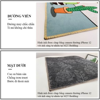 [TẶNG 1 TẤM] Combo 6 tấm thảm lau chân họa tiết ngẫu nhiên - thảm kích thước 40x60cm