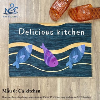 [TẶNG 1 TẤM] Combo 6 tấm thảm lau chân họa tiết ngẫu nhiên - thảm kích thước 40x60cm