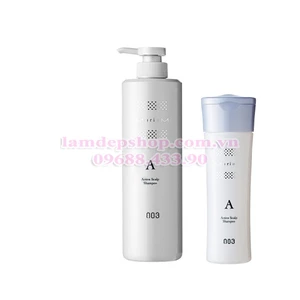 Cặp gội xả - Number Three 003 MURIEM Shampoo A + Treament R - Làm sạch và dưỡng da đầu (250ml, 660ml)