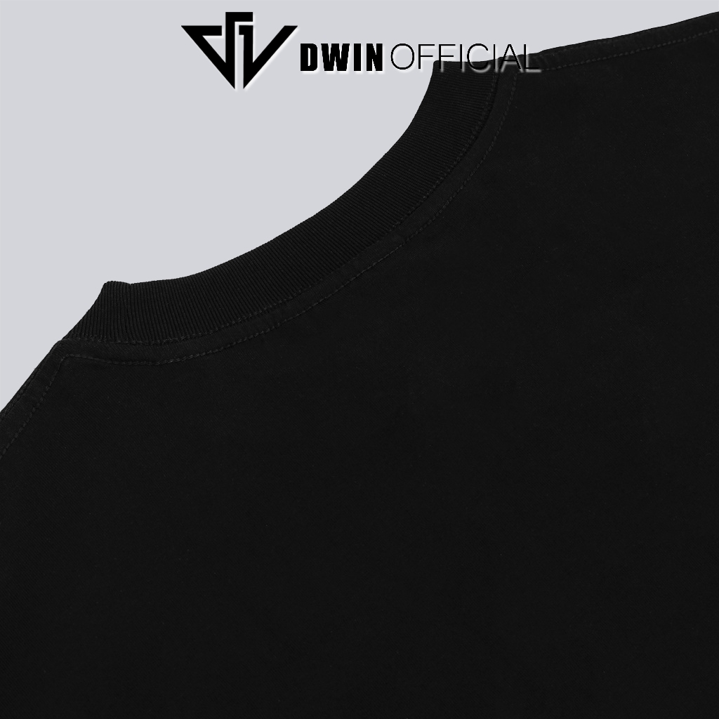 Ảnh Áo thun unisex Hải Phòng thời trang Dwin basic tee phông trơn nam nữ tay lỡ oversize form rộng 2