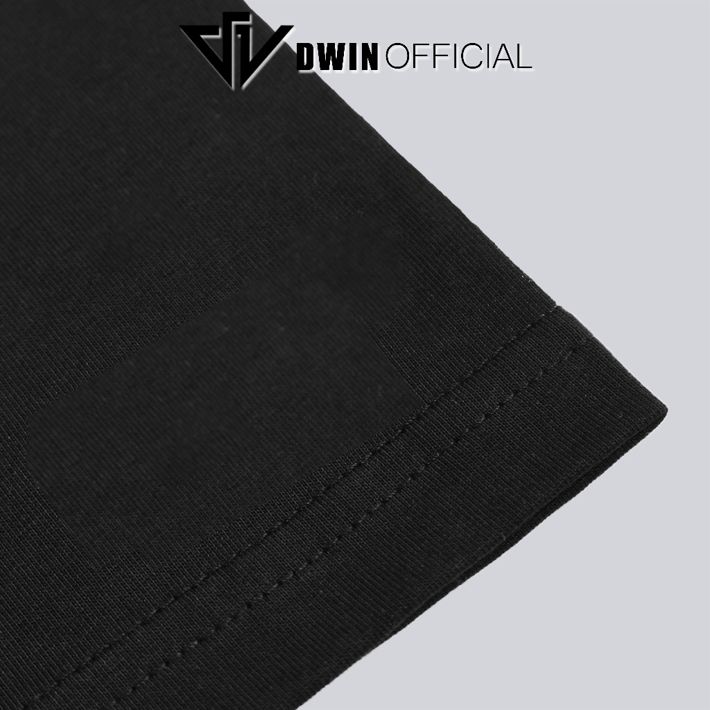 Ảnh Áo thun unisex Hà Nội 36 phố phường thời trang DWin basic tee phông trơn nam nữ tay lỡ oversize form rộng 4