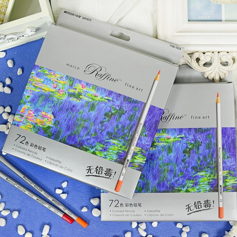Chì Màu Khô Gốc Dầu Marco Raffine 7100 24/36/48/72 màu (hộp giấy hoặc hộp thiếc)