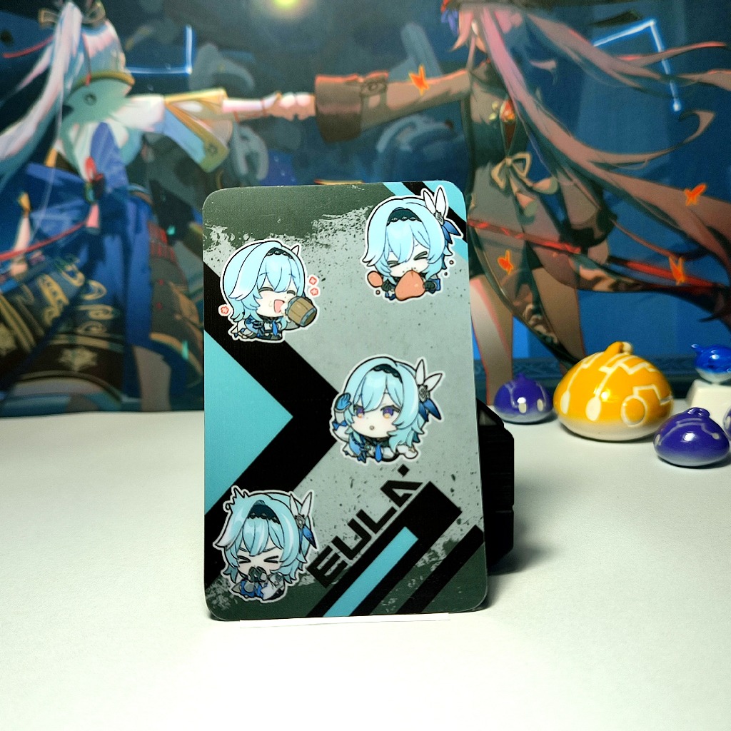 GENSHIN IMPACT | Card nhựa cứng, Card PVC bo góc - 2 mặt phủ bảo vệ ...