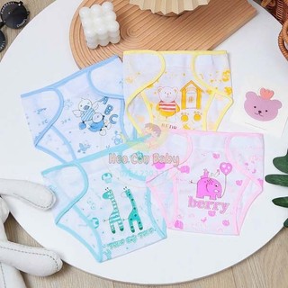 COMBO 10 CHIẾC TÃ DÁN SƠ SINH COTTON MỀM MẠI HÌNH HỌA TIẾT (SIZE 1,2,3)