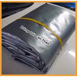 Bạt Trắng Ghi Loại Dày, Dai Che Mưa Nắng, Phủ Bụi, Che Hàng Quán Công Nghệ Hàn Quốc