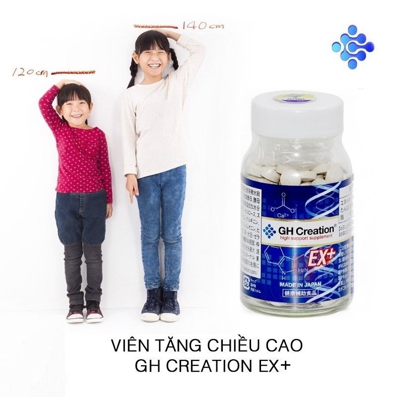 Viên uống hỗ trợ tăng chiều cao GH Creation EX+ Nhật Bản 270 viên