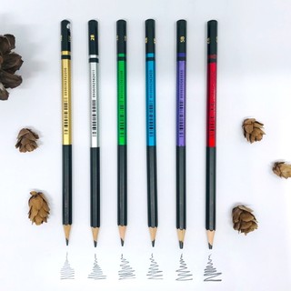 Bút Chì Gỗ Cao Cấp CLASSMATE Fine Art Nét Bút Mịn, Dùng Làm Họa Cụ Vẽ Tranh Chuyên Nghiệp- 1 Chiếc