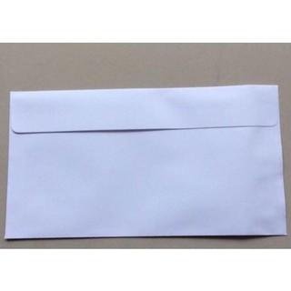 Xấp 100 cái Bao thư - Phong bì trắng khổ 12x18cm/12x22cm dày 80gsm ( không keo hoặc có keo)