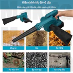 Máy thổi hút bụi cầm tay Makita, động cơ lõi đồng 680w, công suất lớn để hút thổi bụi ô tô, gia đình, nhà xưởng — ảnh 2