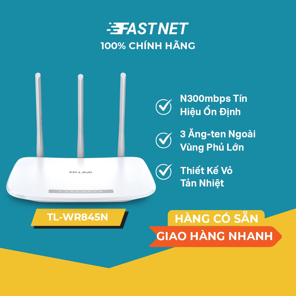 Bộ phát Wifi TP-LINK TL-WR845N 300 Mbps, 3 râu | Shopee Việt Nam