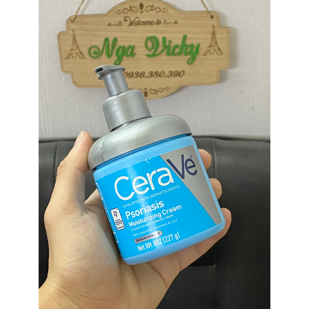 Kem DƯỠng Da HỖ TrỢ GiẢm VẢy NẾn NgỨa VÀ ViÊm Da CƠ ĐỊa Cerave Psoriasis Moisturizing Cream 9567