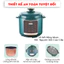 Nồi áp suất điện đa năng VENKO dung tích 6L/4L 6 Chế Độ, 1300W, hợp kim nhôm chống dính VKP-4L10