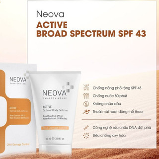Kem Chống Nắng Neova  Active Spf 43, Neova Everyday Spf44, Neova Silc Sheer 2.0 Spf 40