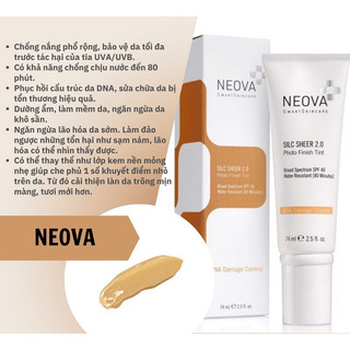 Kem Chống Nắng Neova  Active Spf 43, Neova Everyday Spf44, Neova Silc Sheer 2.0 Spf 40