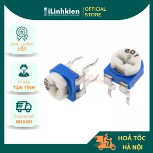RM065 biến trở tam giác đầy đủ giá trị từ 100R - 1M chất lượng tốt.