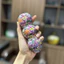 Cóng sứ chòe than , chòe lửa hàng Bát tràng mẫu - Bách Hoa gắn sẵn tai lồng chích chòe