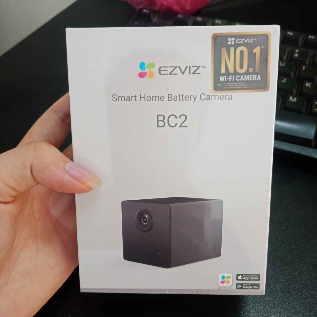 Camera Wifi dùng pin sạc 2MP EZVIZ BC2, cảnh báo thông minh | Shopee ...