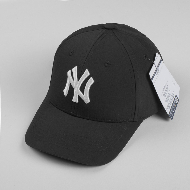 Mũ Nón Lưỡi Trai MLB Meowist logo NY chất liệu vải Kaki Đen , Thời trang, Phong Cách