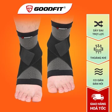 ✅[Hộp 2 chiếc] Đai băng bó cổ chân,bảo vệ mắt cá chân thể thao đàn hồi GoodFit GF614A,Đai Băng thun Quấn Cổ Chân GOODFIT