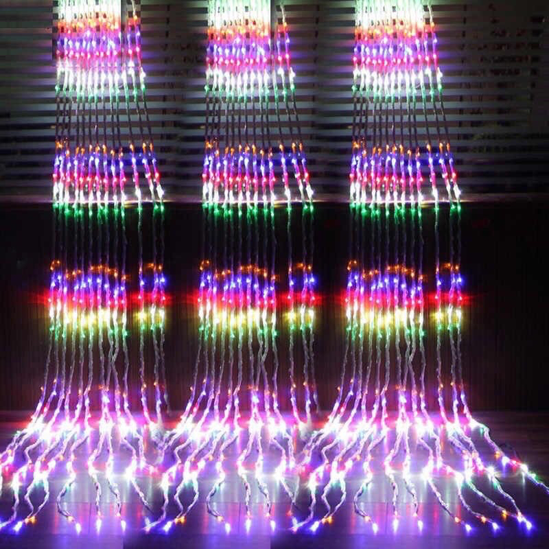 Đèn LED 3x2m rèm, thả mành , thác nước làm đèn decor, đèn trang trí ...