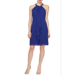 Đầm SLNY cổ đính đá xếp li, VNXK, XUẤT DƯ XỊN
