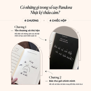[SẢN PHẨM ĐỘC QUYỀN] Sổ Nhật Ký Thấu Cảm Pandora STAPLER, The Pandora Notebook, Sổ Tay Tương Tác Thực, Đối diện Nỗi buồn