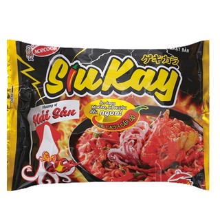 Combo 5 Gói Mì Siukay Vị Hải Sản, Bò, Gà Cay Phô Mai, Phở Trộn Siukay Hải Sản