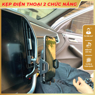 GIÁ ĐỠ ĐIỆN THOẠI Ô TÔ, kẹp điện thoại đa năng 2 chức năng gắn trên xe và kẹp cửa gió ô tô độc đáo