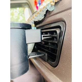 Giá Để Cốc Nước Làm Mát và kẹp điện thoại Cửa Gió Điều Hòa Ô Tô Đa Năng Chịu Lực