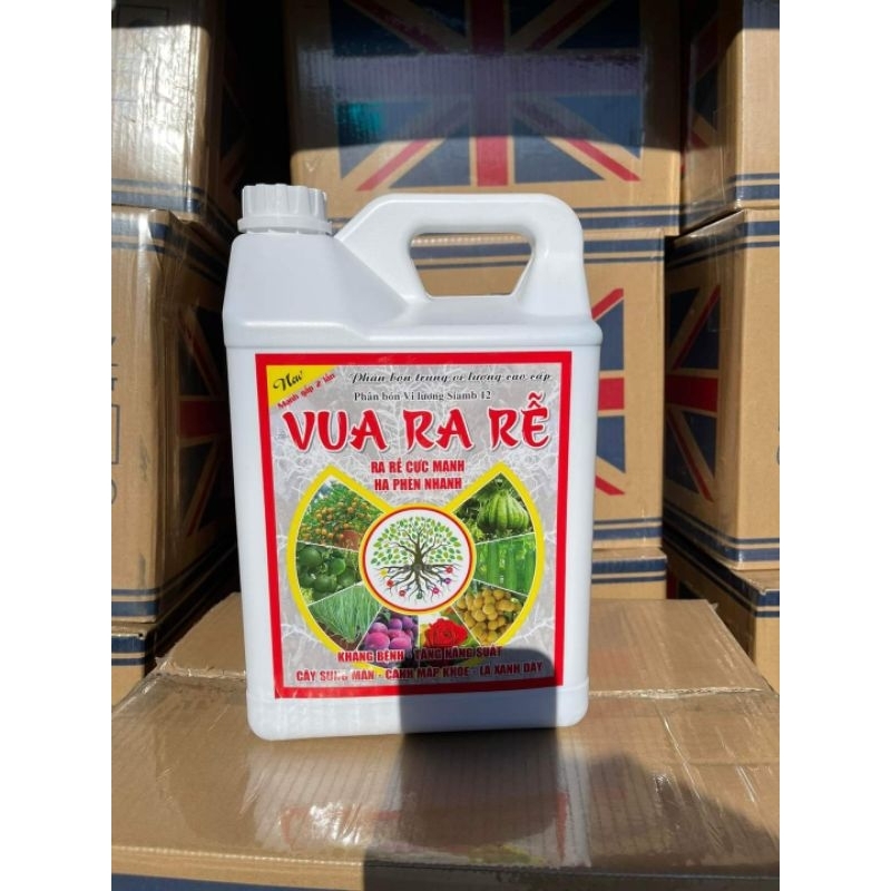 Phân bón Humic dạng nước - Vua ra rễ - can 5 lít | Shopee Việt Nam