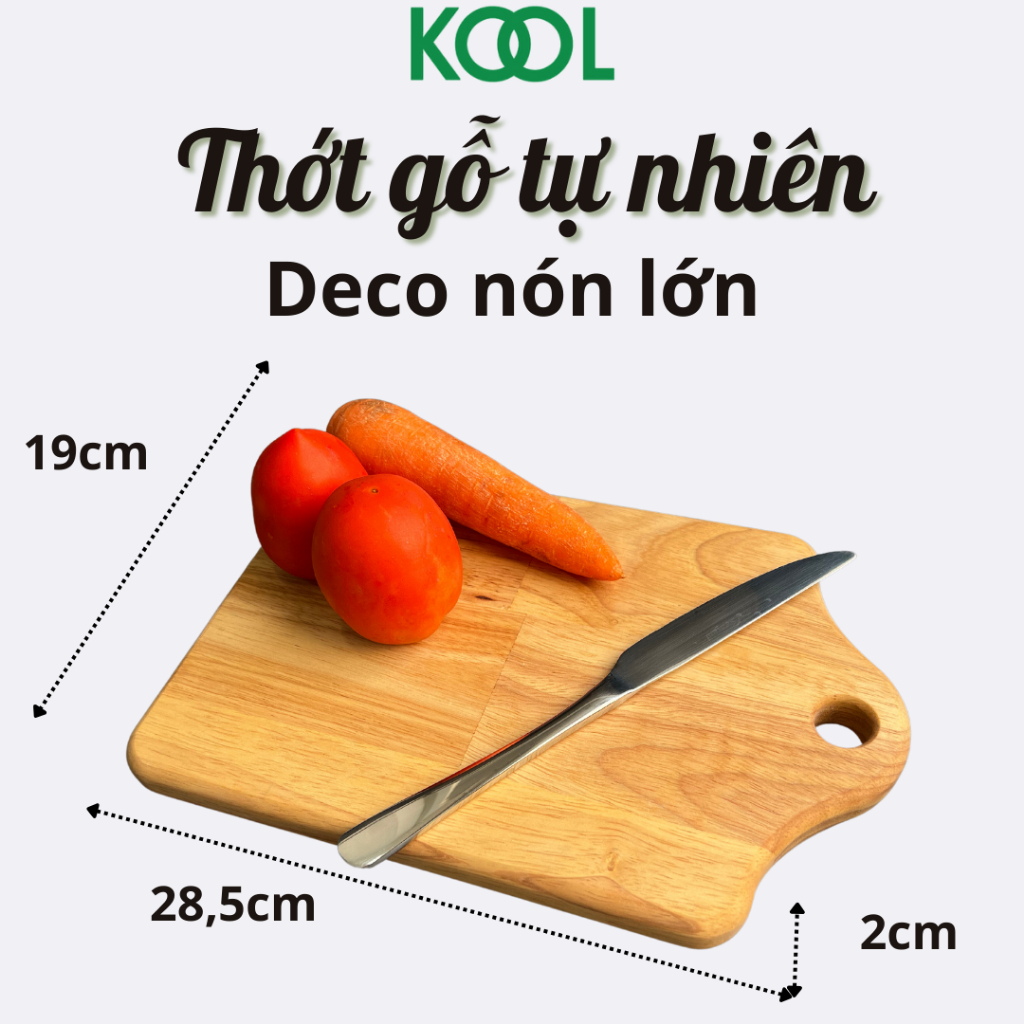 Thớt gỗ tự nhiên Kool - LK0311 ( hoả tốc TPHCM )