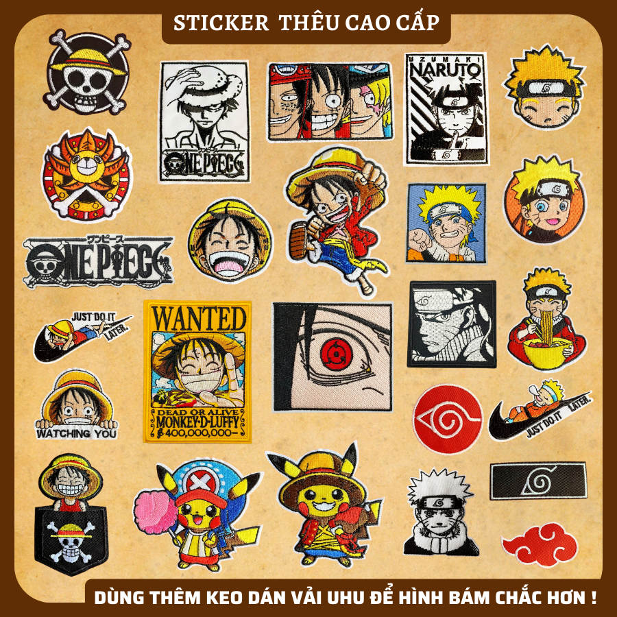 Sticker Ủi Thêu Quần Áo CÓ SẴN KEO ỦI, sticker dán quần áo dùng làm ...