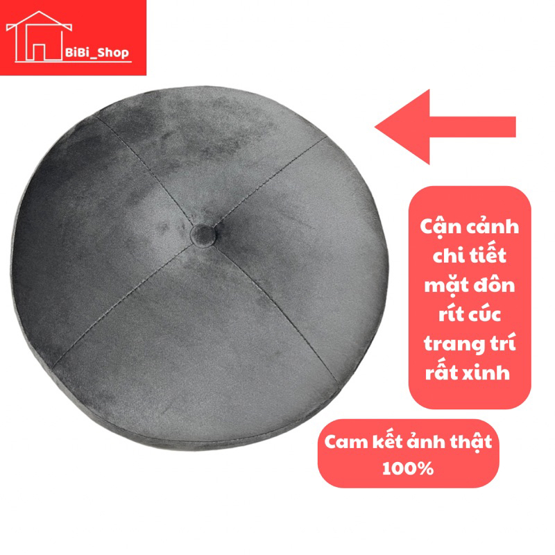 Ghế Ngồi Trang Điểm – Đôn Tròn Sofa Mini Decor Phòng Ngủ