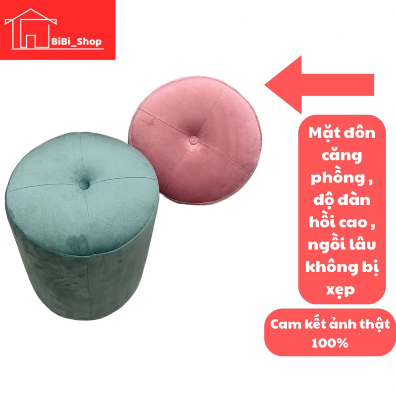 Đôn Tròn Sofa – Ghế Ngồi Trang Điểm Đa Năng Trong Nhà